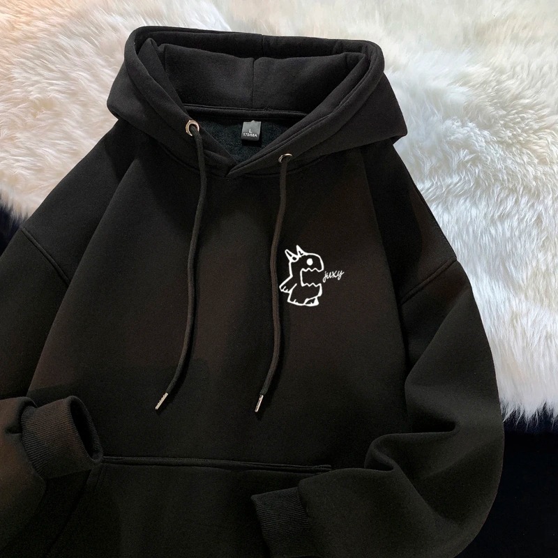 Streetwear Brand Hoodies - เสื้อฮู้ดผู้ชายสำหรับฤดูใบไม้ผลิและฤดูใบไม้ร่วง 2026 แบรนด์แฟชั่น ลายพิมพ์มอนสเตอร์สุดพิเศษ เสื้อผ้าสตรีทแวร์ลำลองอเนกประสงค์