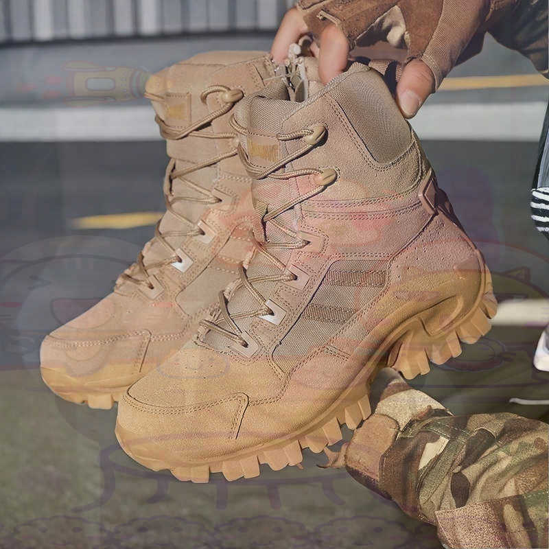 Streetwear Brand Drops - Tan Long Barrel Deadlift รองเท้าผ้าใบลําลองรองเท้าผู้ชายสบายกีฬา Tenid