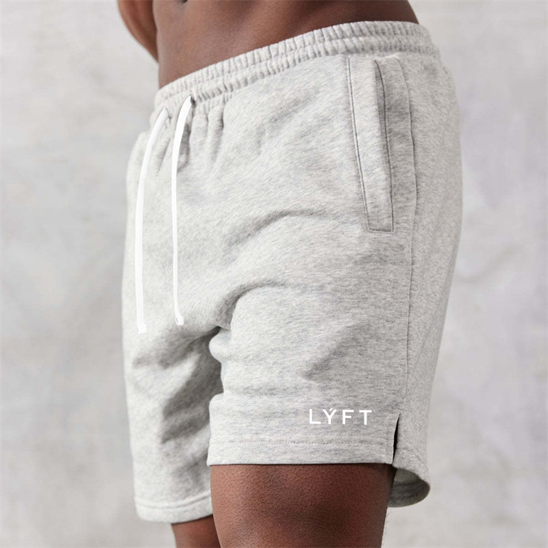 Streetwear Gym Brand - กางเกงขาสั้นผู้ชายฤดูร้อน 2026 สไตล์สตรีทแวร์ สำหรับวิ่งกลางแจ้ง กางเกงลำลองผู้ชาย ผ้าฝ้าย