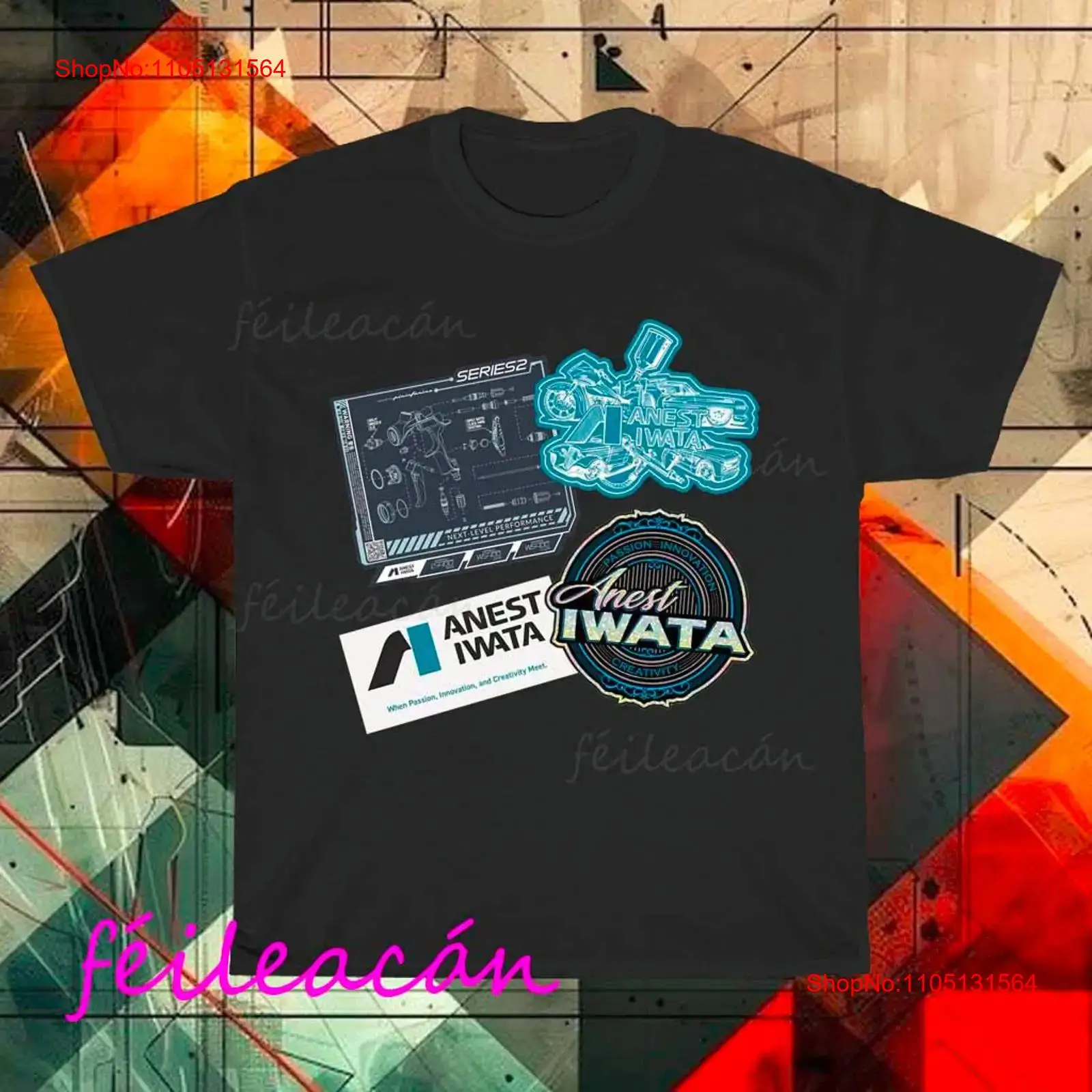 Streetwear Brand Logo Design - เสื้อยืด ANES IWATA ของแท้ แบรนด์ใหม่ สไตล์อเมริกัน