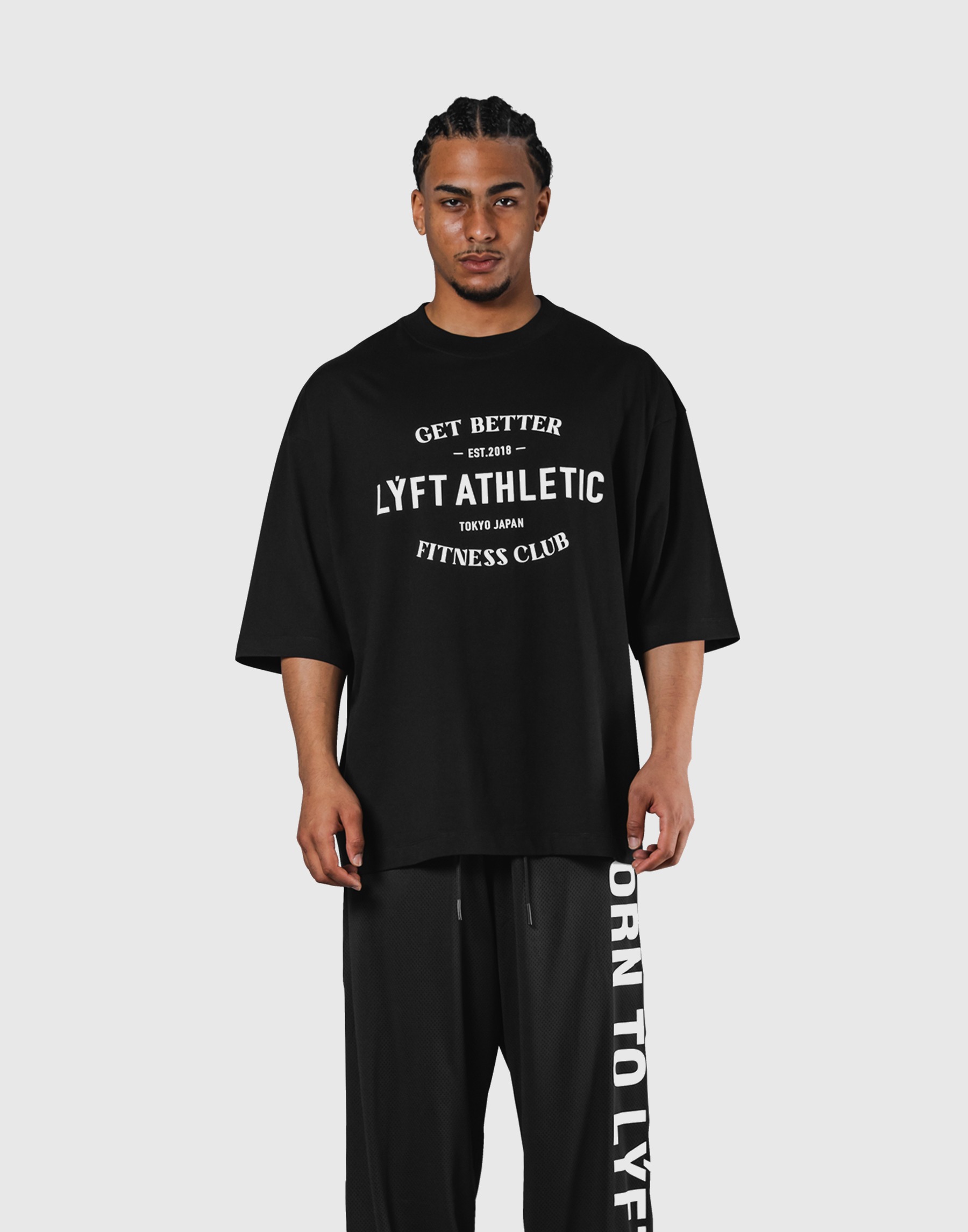 Streetwear Gym Brand - เสื้อยืดลายกราฟิกแบรนด์ฟิตเนสสุดฮิต LYFT GYM โลโก้กีฬา ผ้าฝ้าย สำหรับชายและหญิง