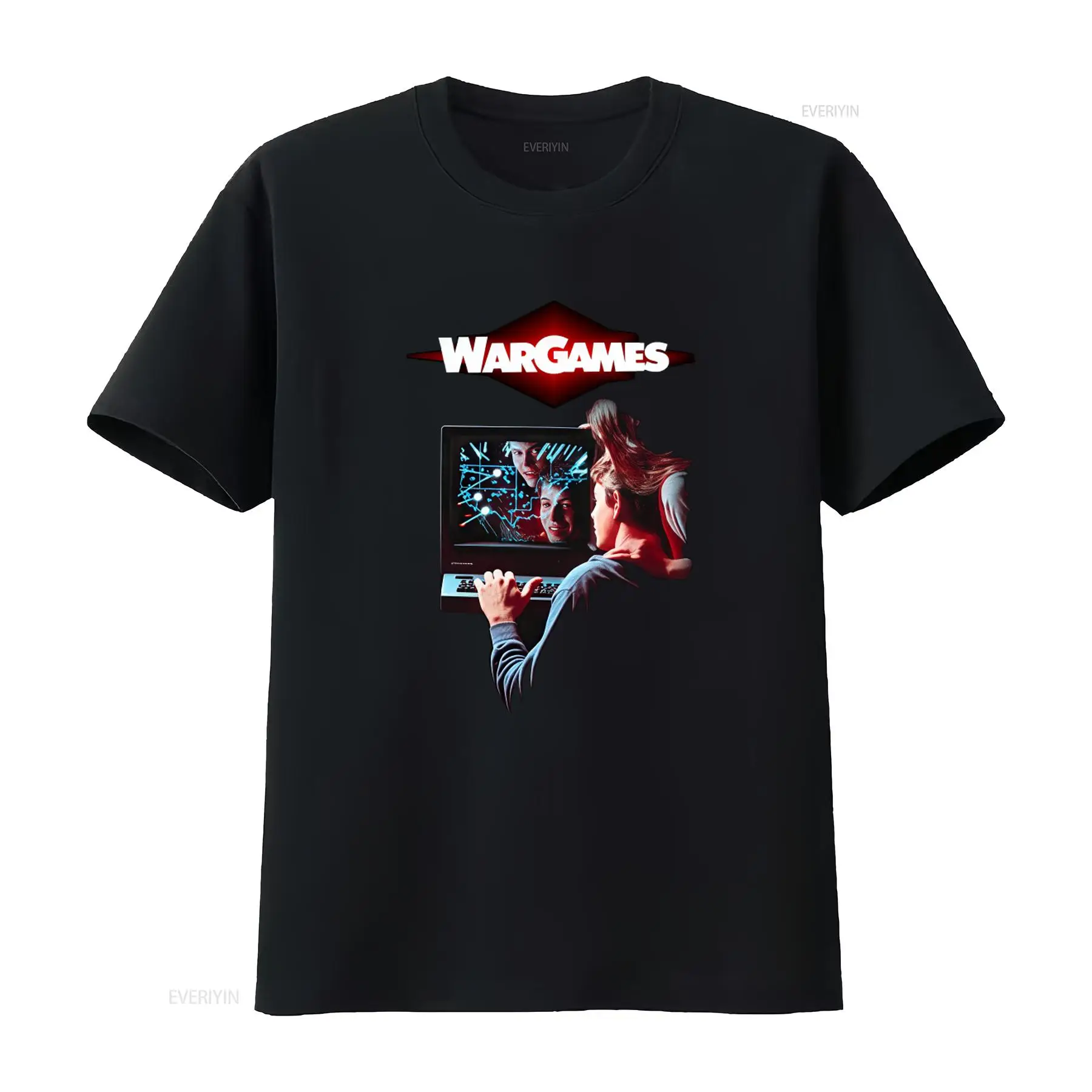 Streetwear Brand Graphic Designer - เสื้อยืดลายภาพยนตร์วินเทจ WarGames ดีไซน์เกมย้อนยุค มีทุกขนาด ของใหม่ ลายกราฟิกวินเทจสไตล์สตรีทแวร์