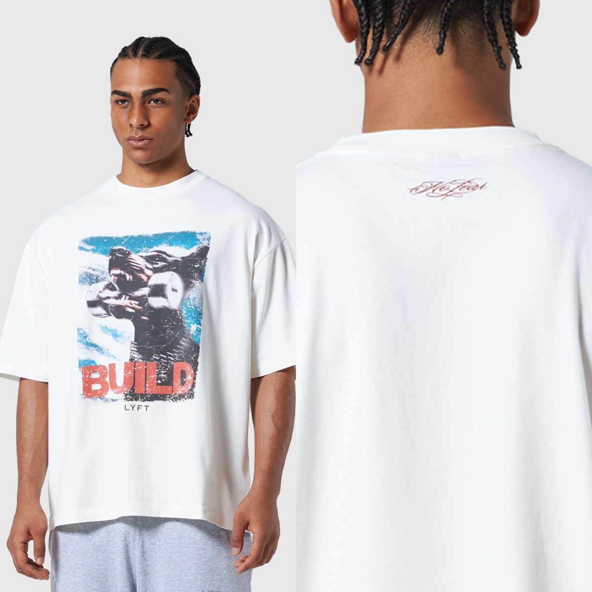 เสื้อยืดลายกราฟิกแองเจิล วินเท - Streetwear Gym Brand บทวิจารณ์และราคา
