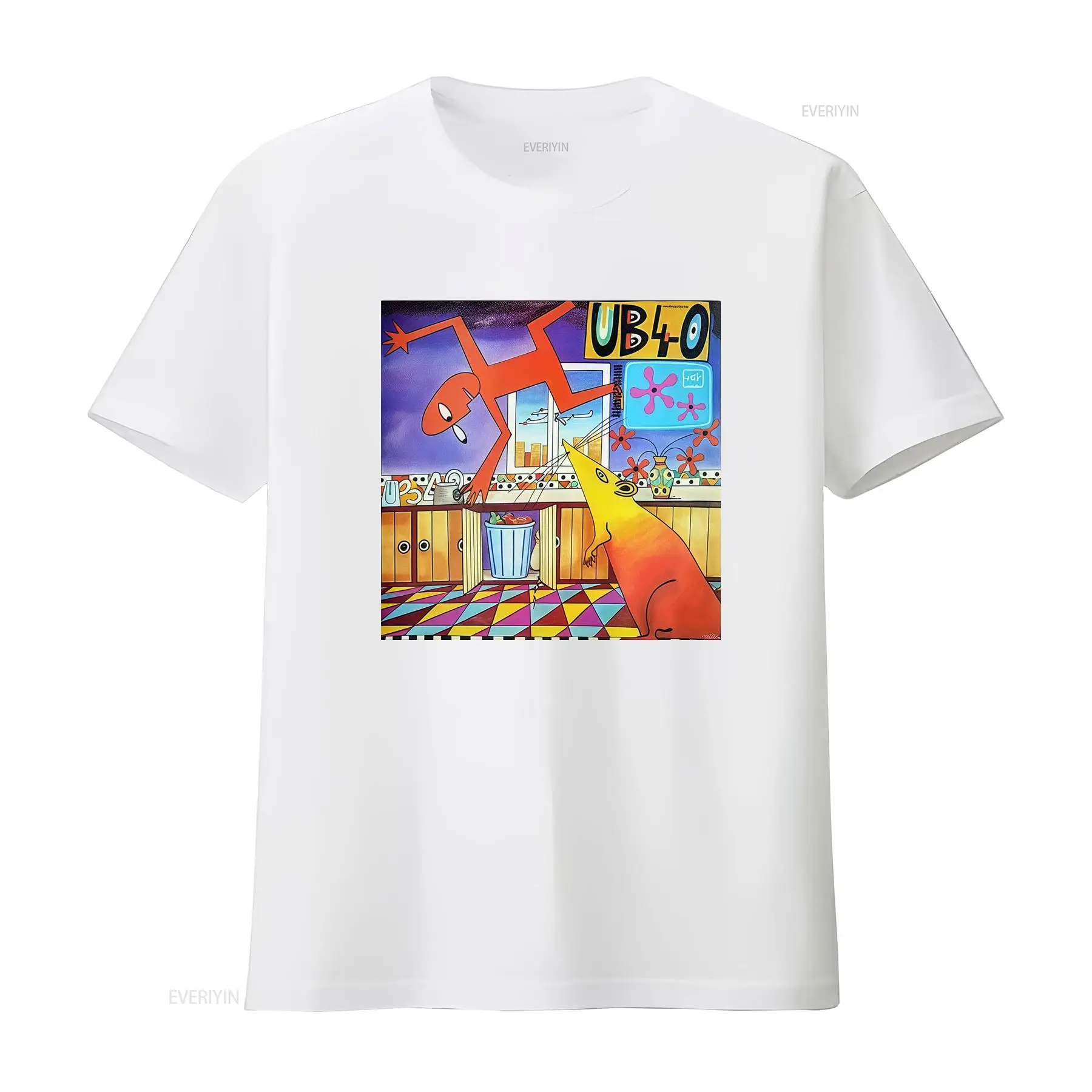 เสื้อยืด UB40 Rat In The Kitch - Streetwear Brand Graphic Designer บทวิจารณ์และราคา