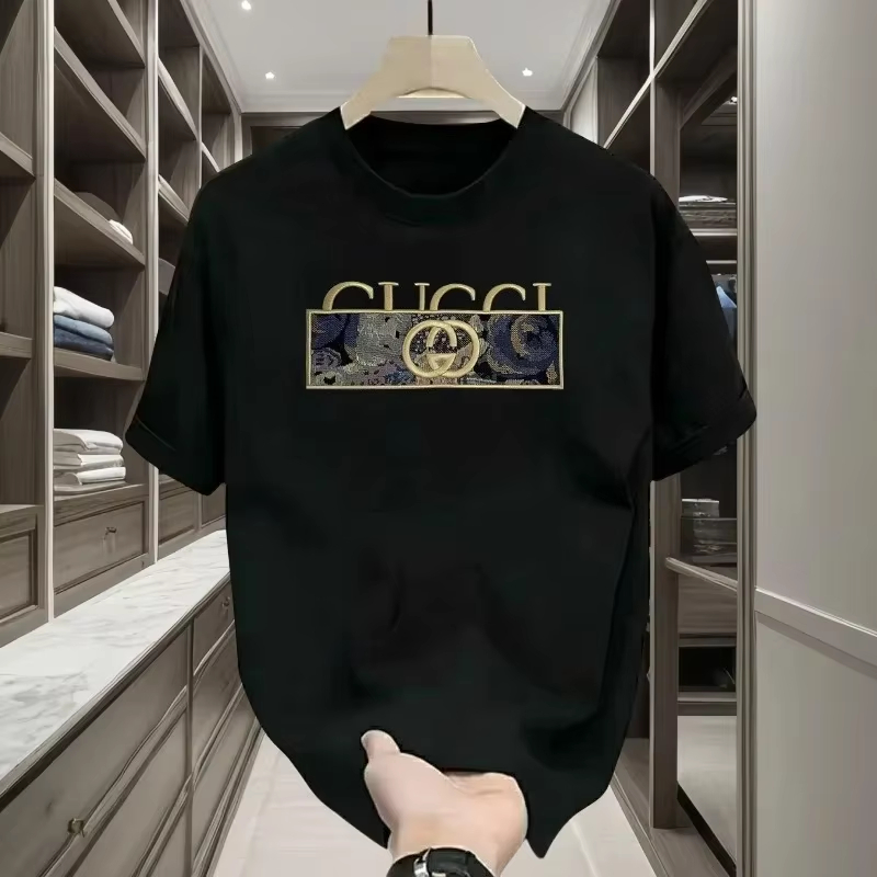 เสื้อยืดคอกลมแขนสั้นผู้ชายลายต - Streetwear Brand Marketing บทวิจารณ์และราคา