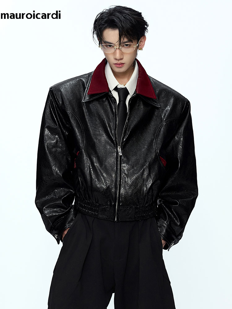 มาโรอิการ์ดี แจ็คเก็ตหนัง PU ล - Streetwear Brand Marketing บทวิจารณ์และราคา