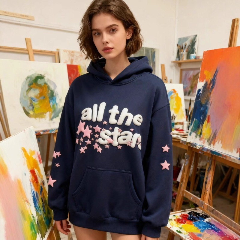 เสื้อสเวตเชิ้ตพิมพ์ลายตัวอักษร - Streetwear Brand Drops บทวิจารณ์และราคา