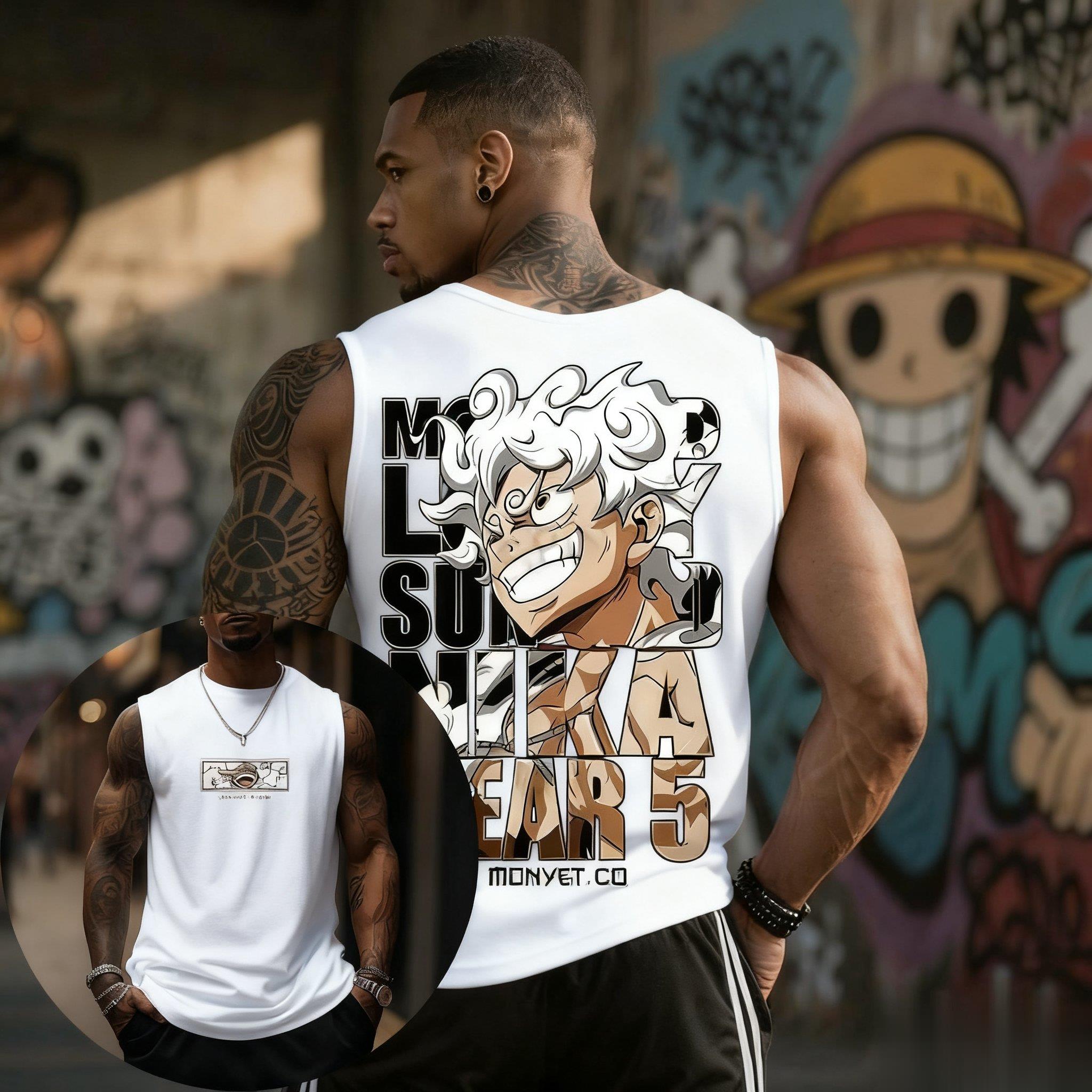 เสื้อกล้ามวันพีซ ลูฟี่ เกียร์  - Streetwear Gym Brand บทวิจารณ์และราคา