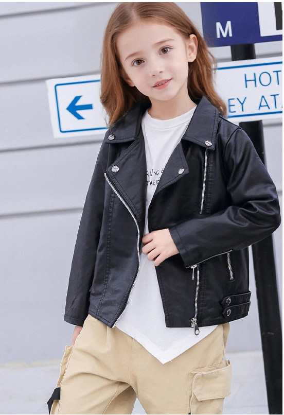 เสื้อแจ็คเก็ตหนัง PU สไตล์ร็อค - Streetwear Brand Logo Design บทวิจารณ์และราคา