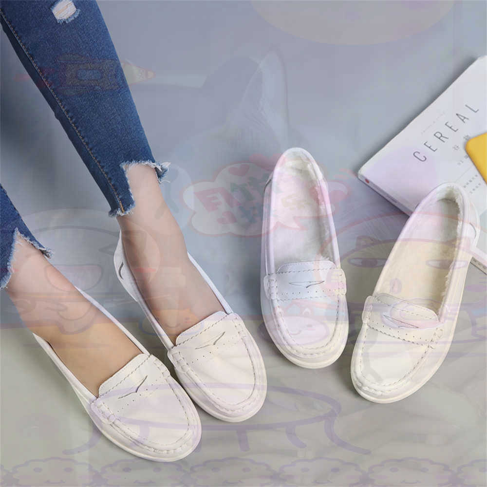 Soft SLIP-ON สตรีขนาดใหญ่รองเท - Streetwear Brand Name บทวิจารณ์และราคา