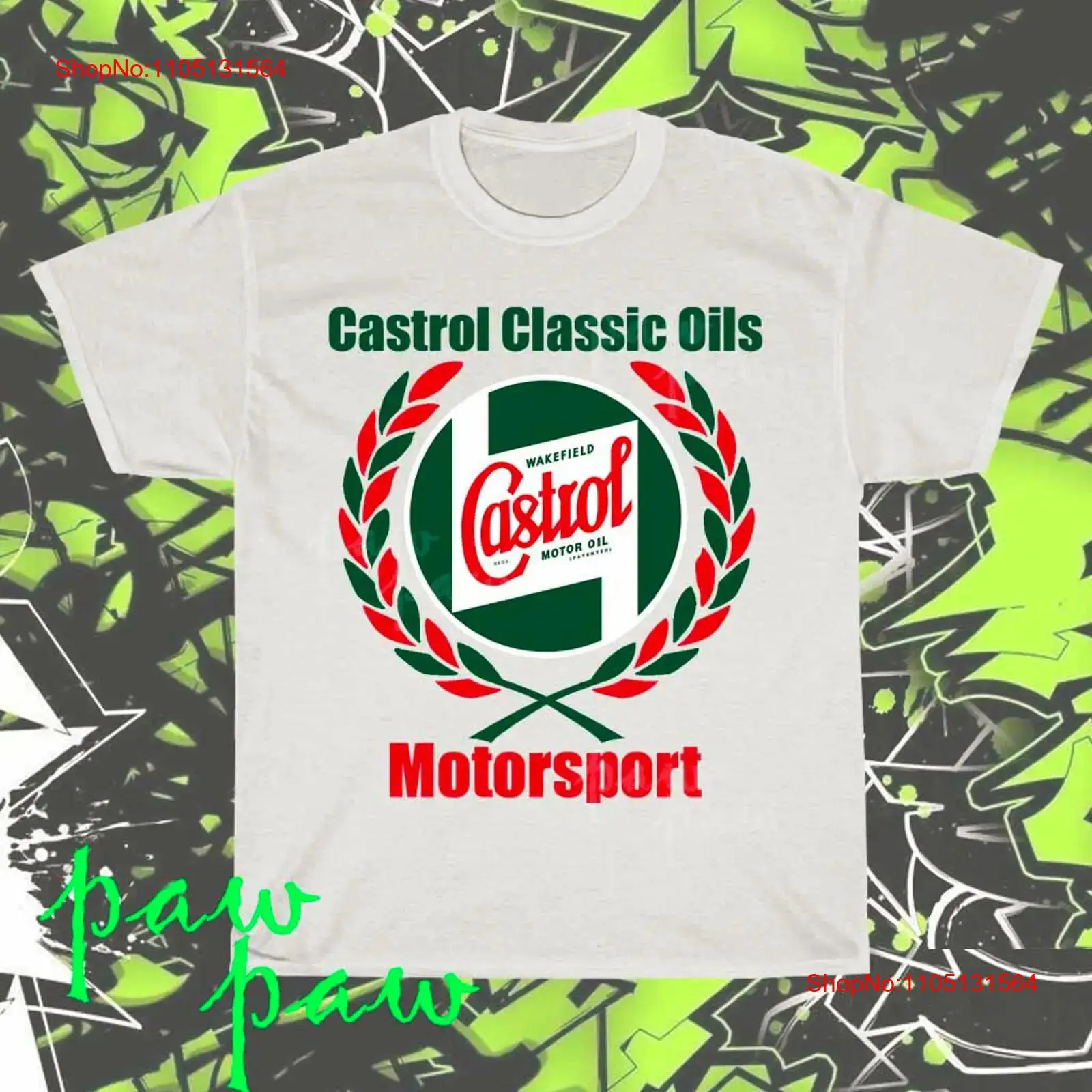 เสื้อยืดลายโลโก้ Castrol ของแท - Streetwear Brand Logo Design บทวิจารณ์และราคา