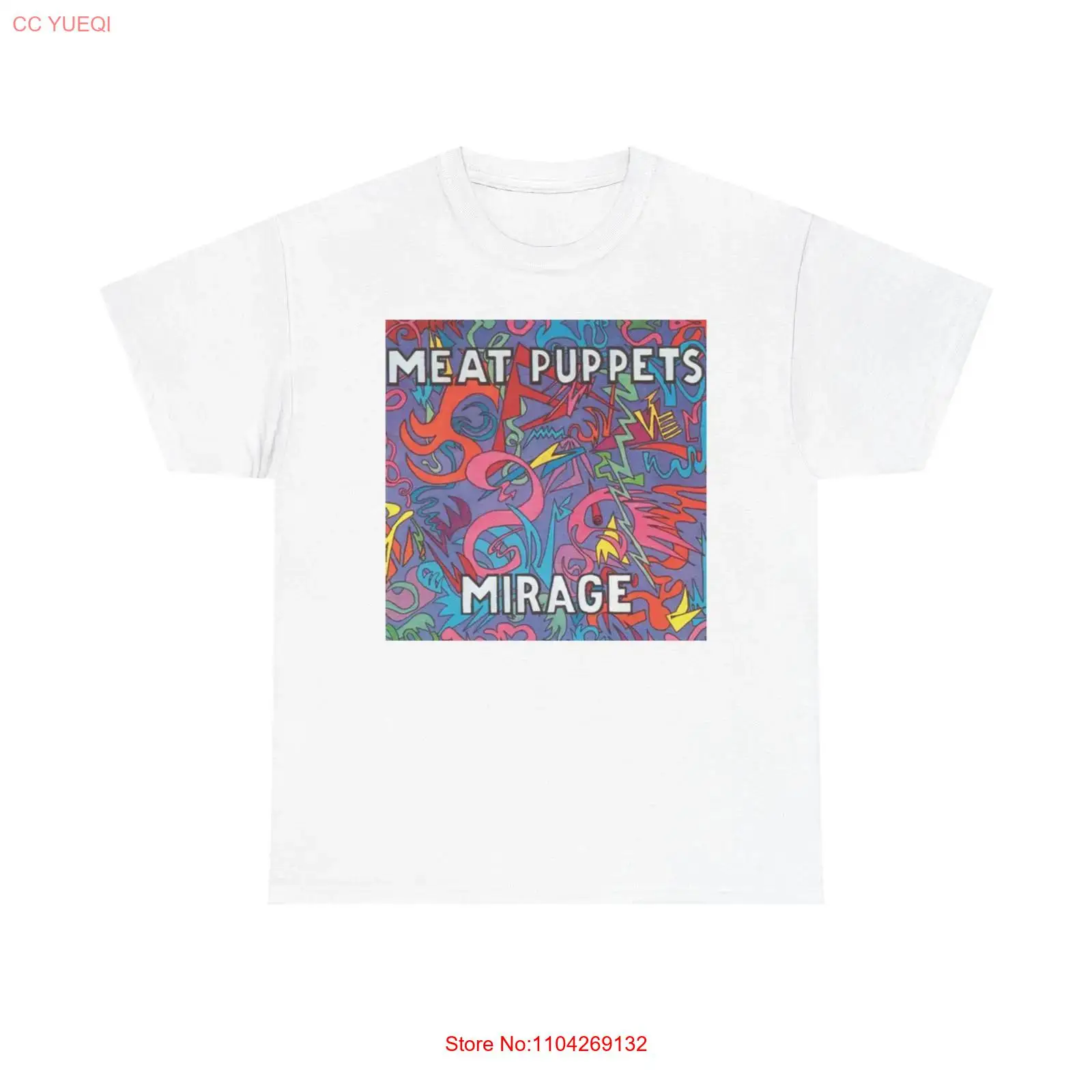 เสื้อยืด Meat Puppets Mirage ผ - Streetwear Brand Graphic Designer บทวิจารณ์และราคา