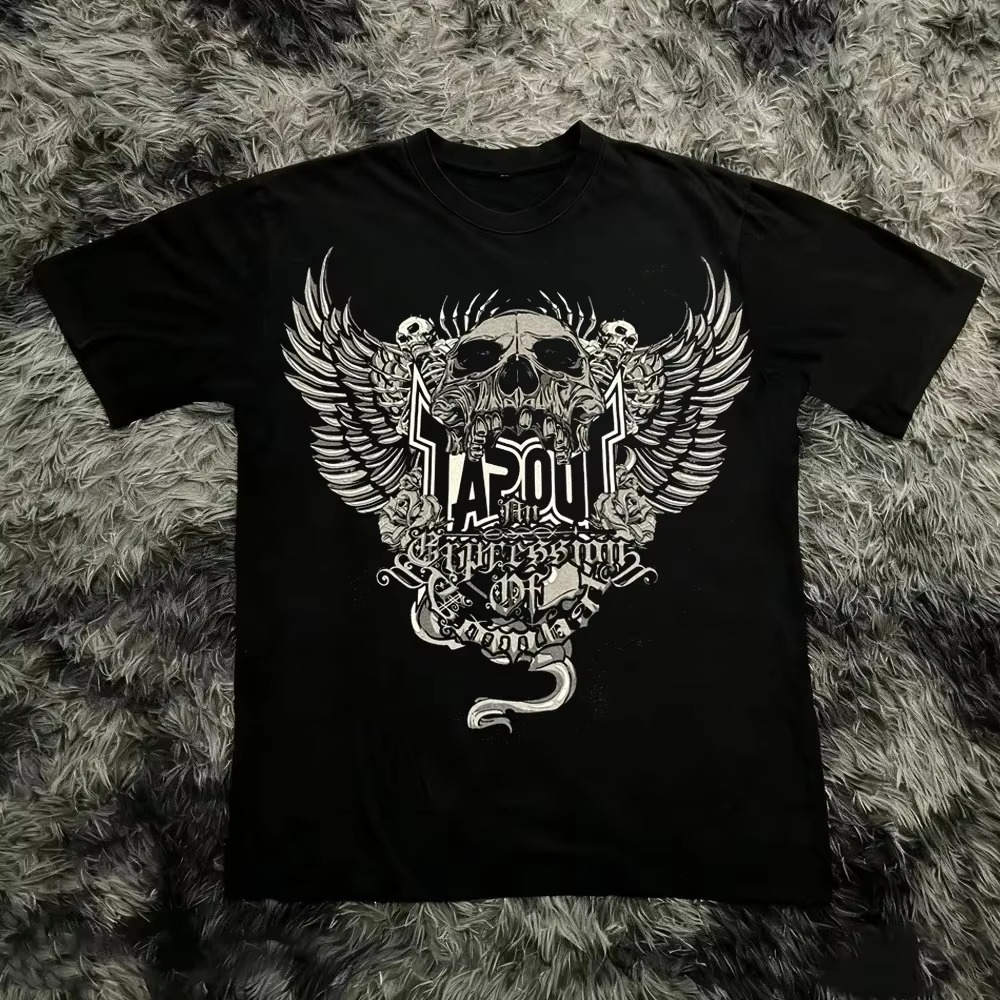 เสื้อยืดลายกราฟิกสไตล์กอธิค ยุ - Top Streetwear Brand Usa บทวิจารณ์และราคา